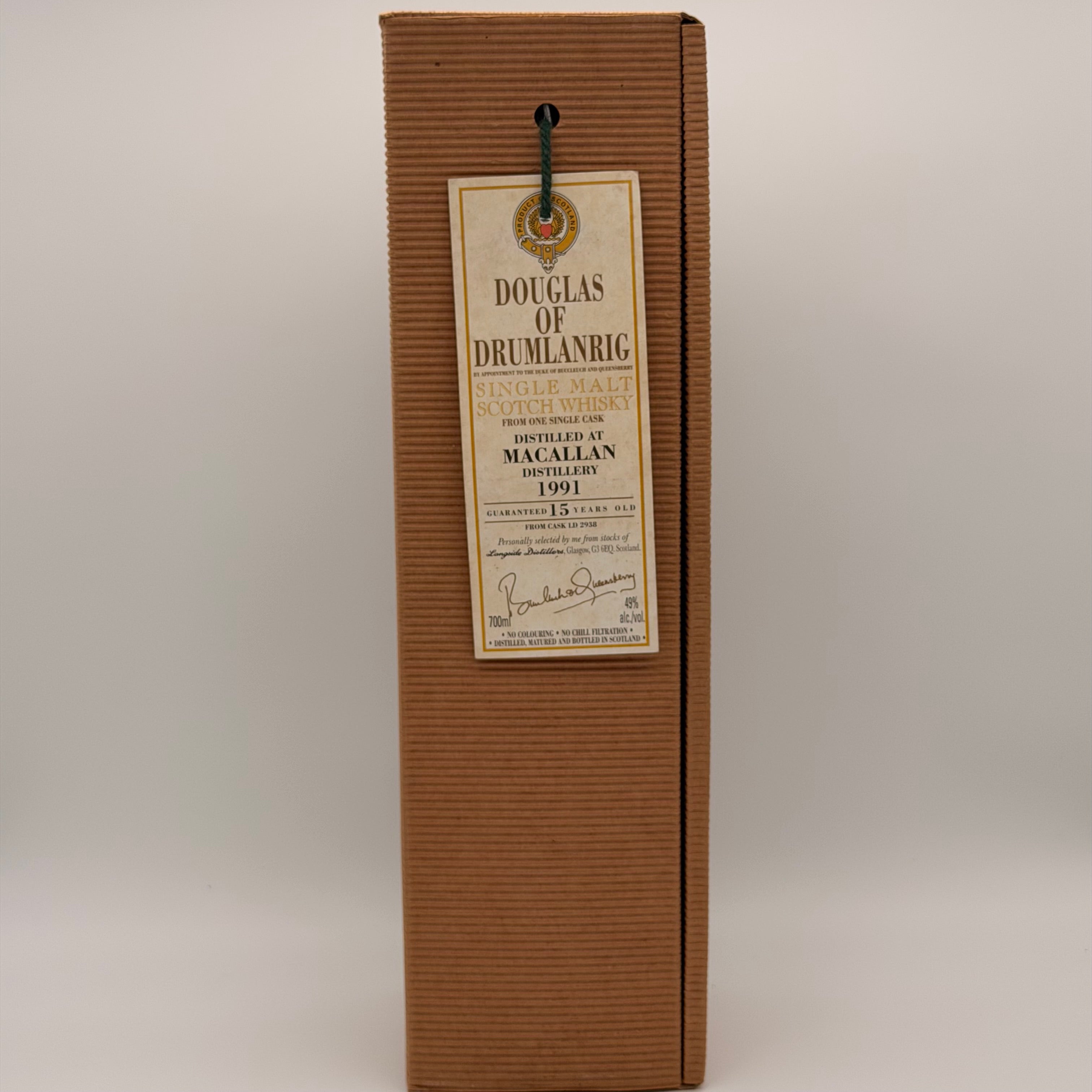 Douglas of Drumlanrig Macallan 1991 15 years old