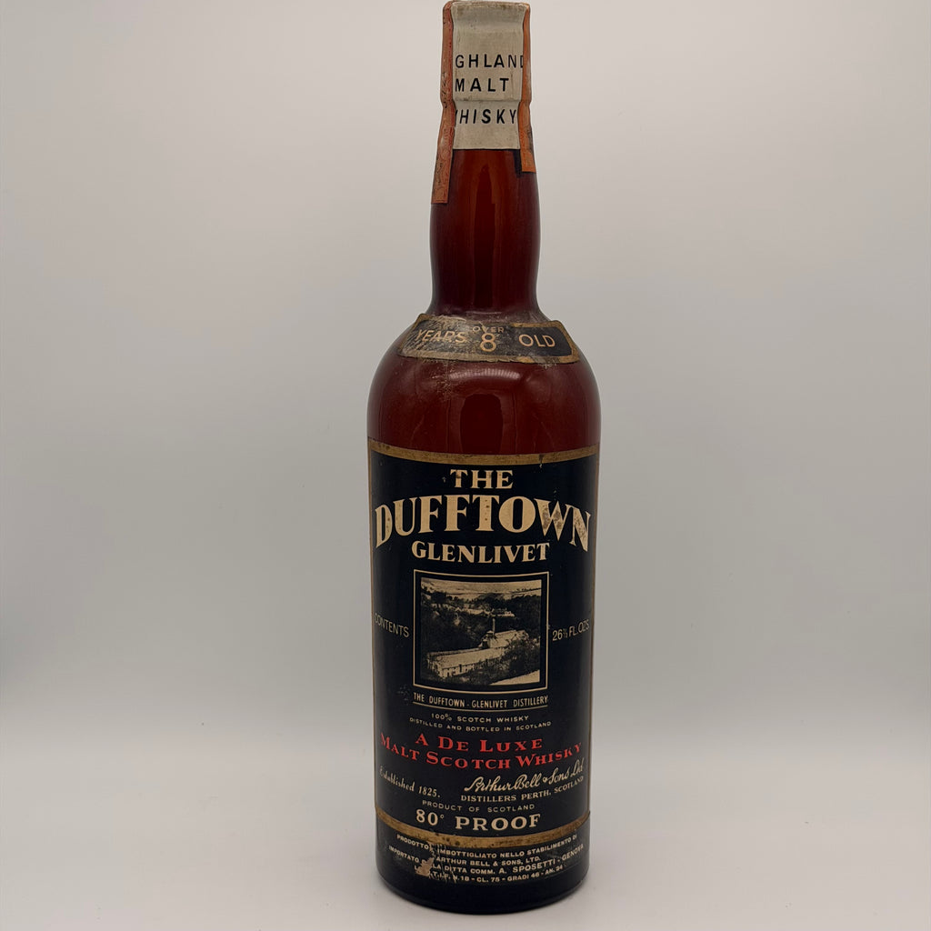 The Dufftown 8 years Glenlivet