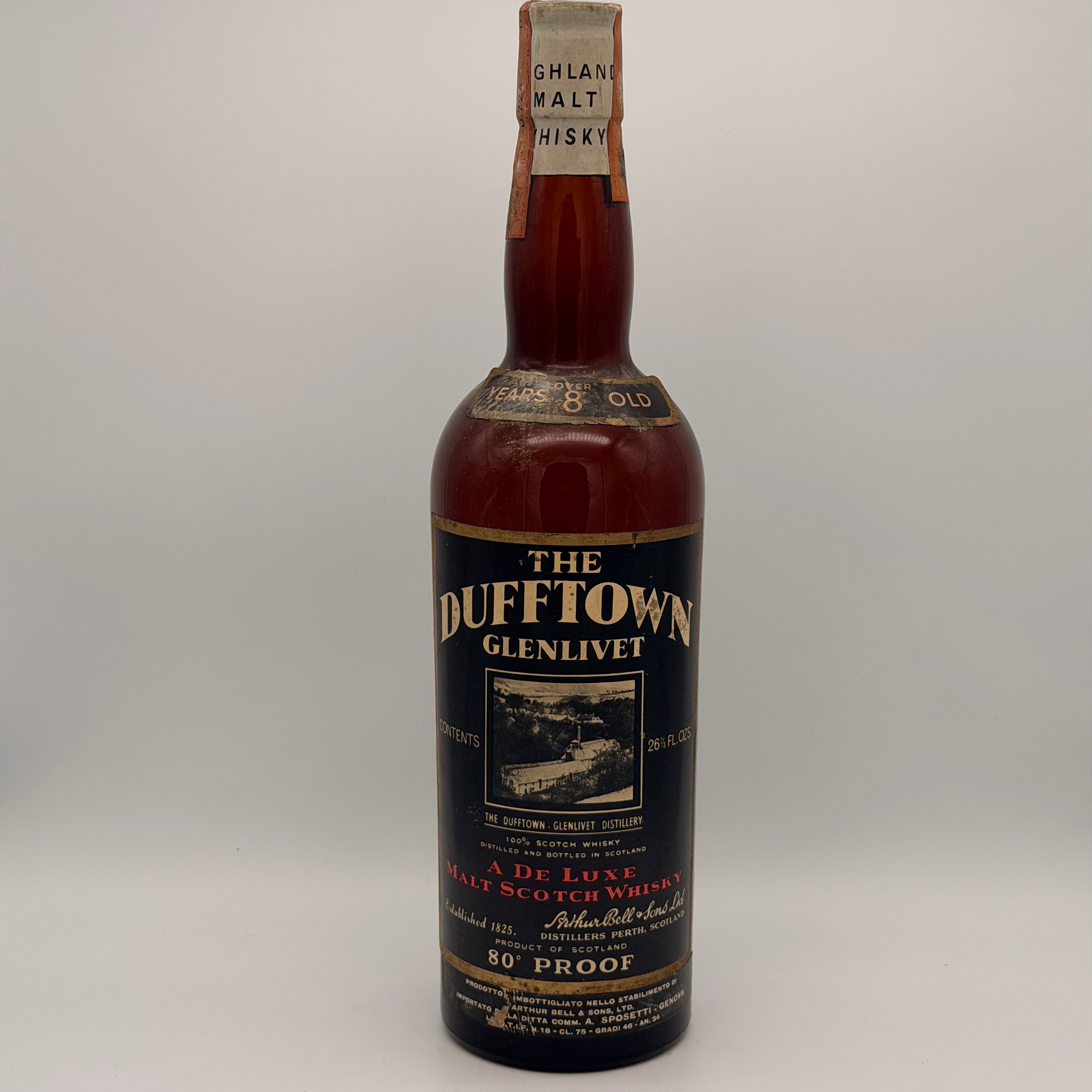 The Dufftown 8 years Glenlivet