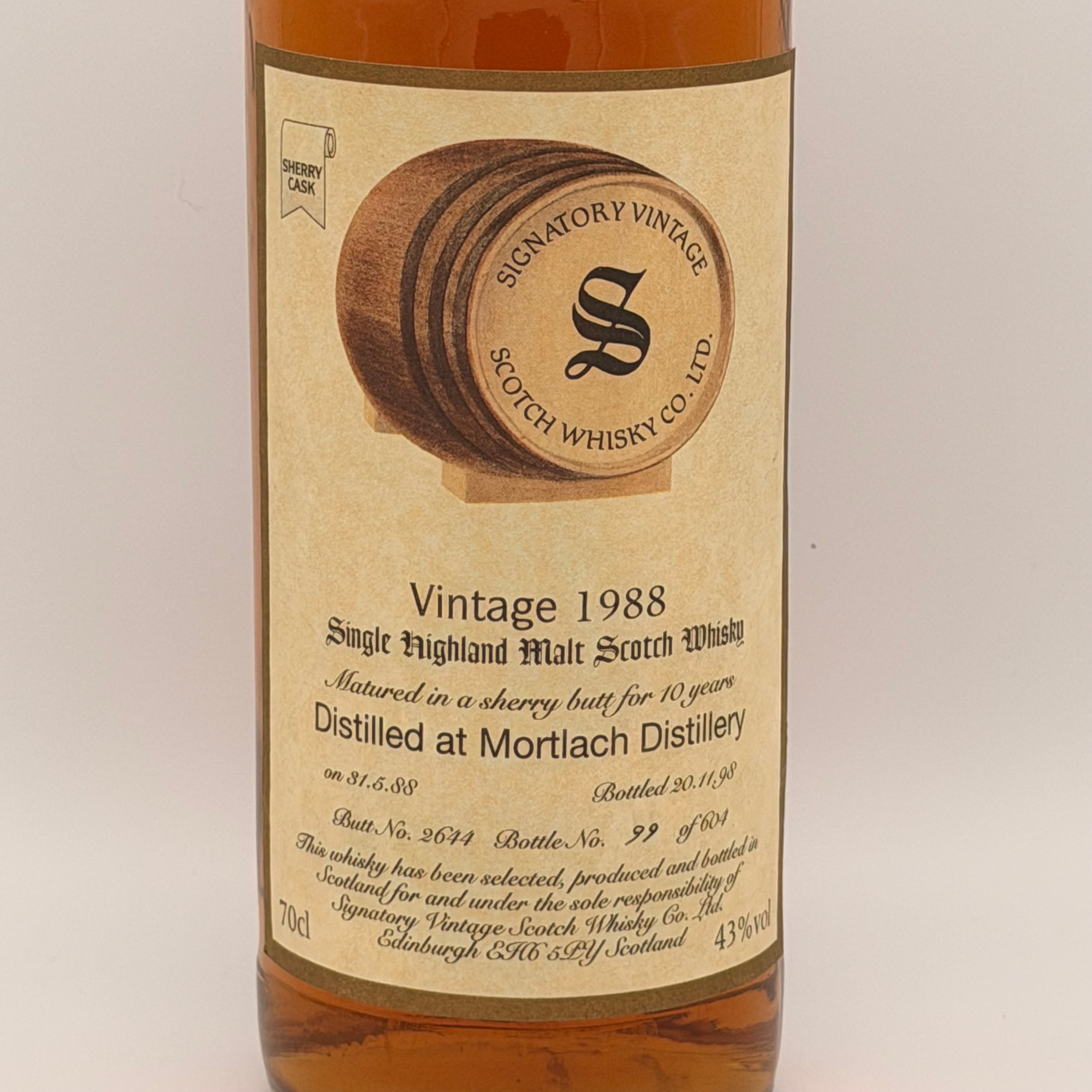 Signatory Vintage 1988