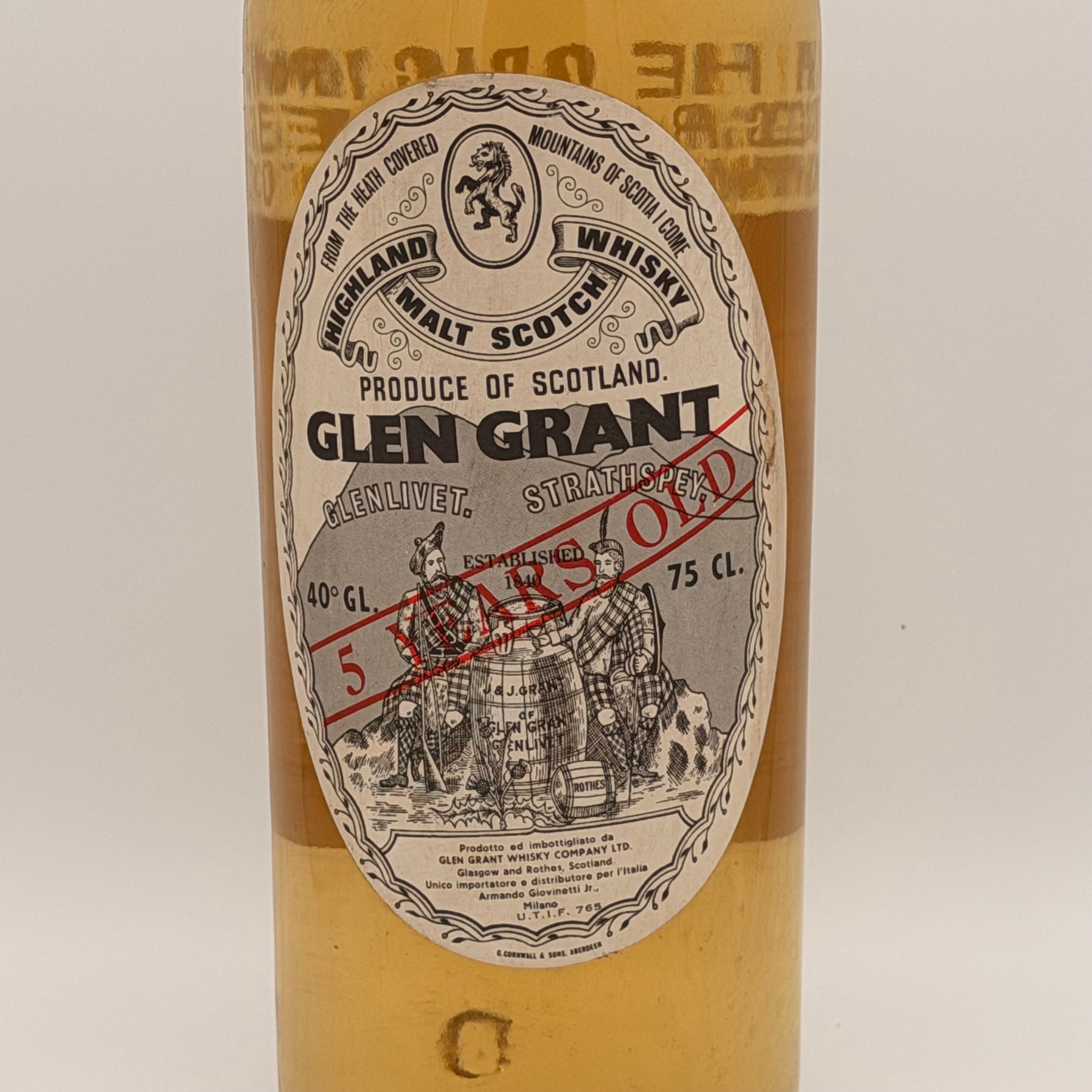 Glen Grant 1966 5 Years Old