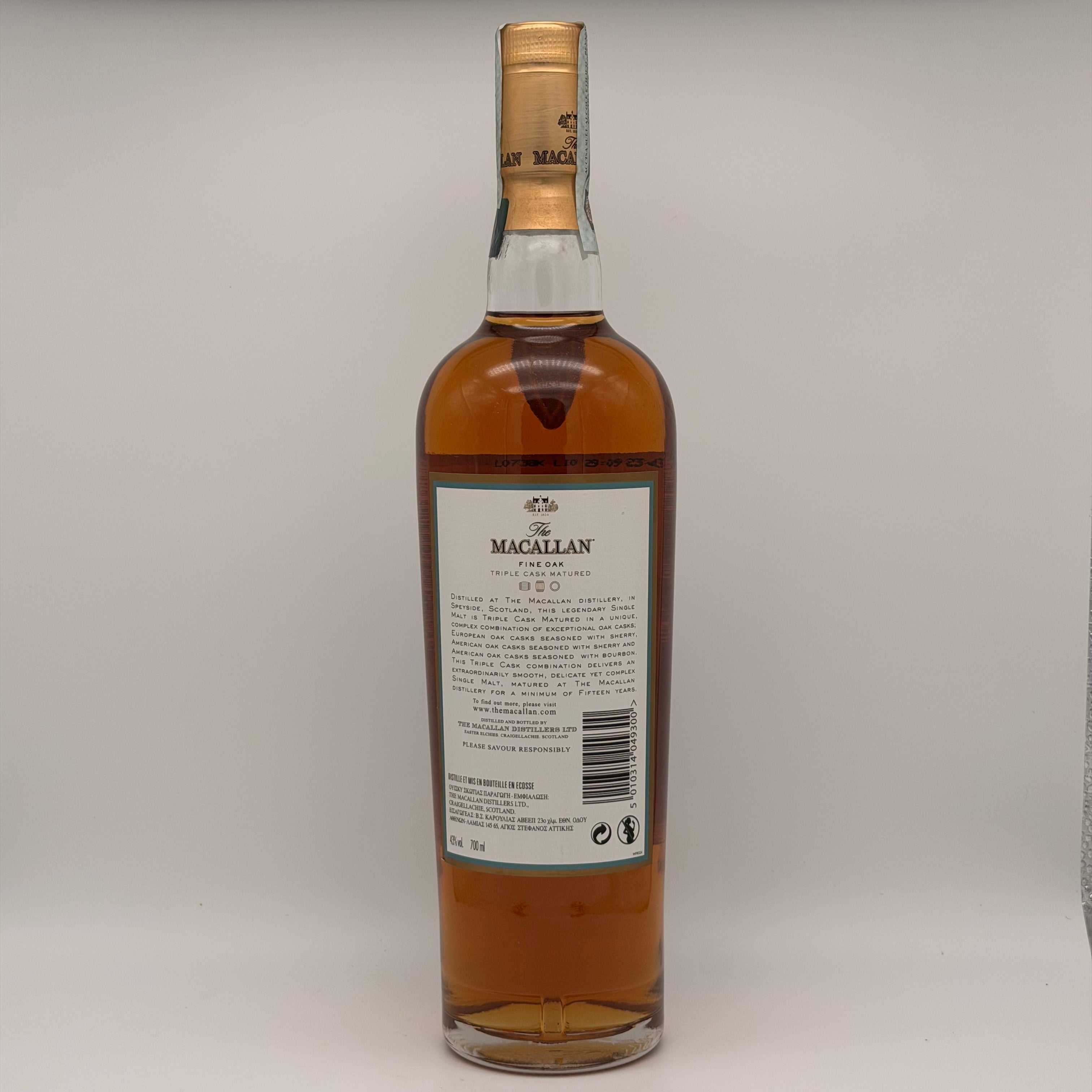 The Macallan 15 Years Triple Cask