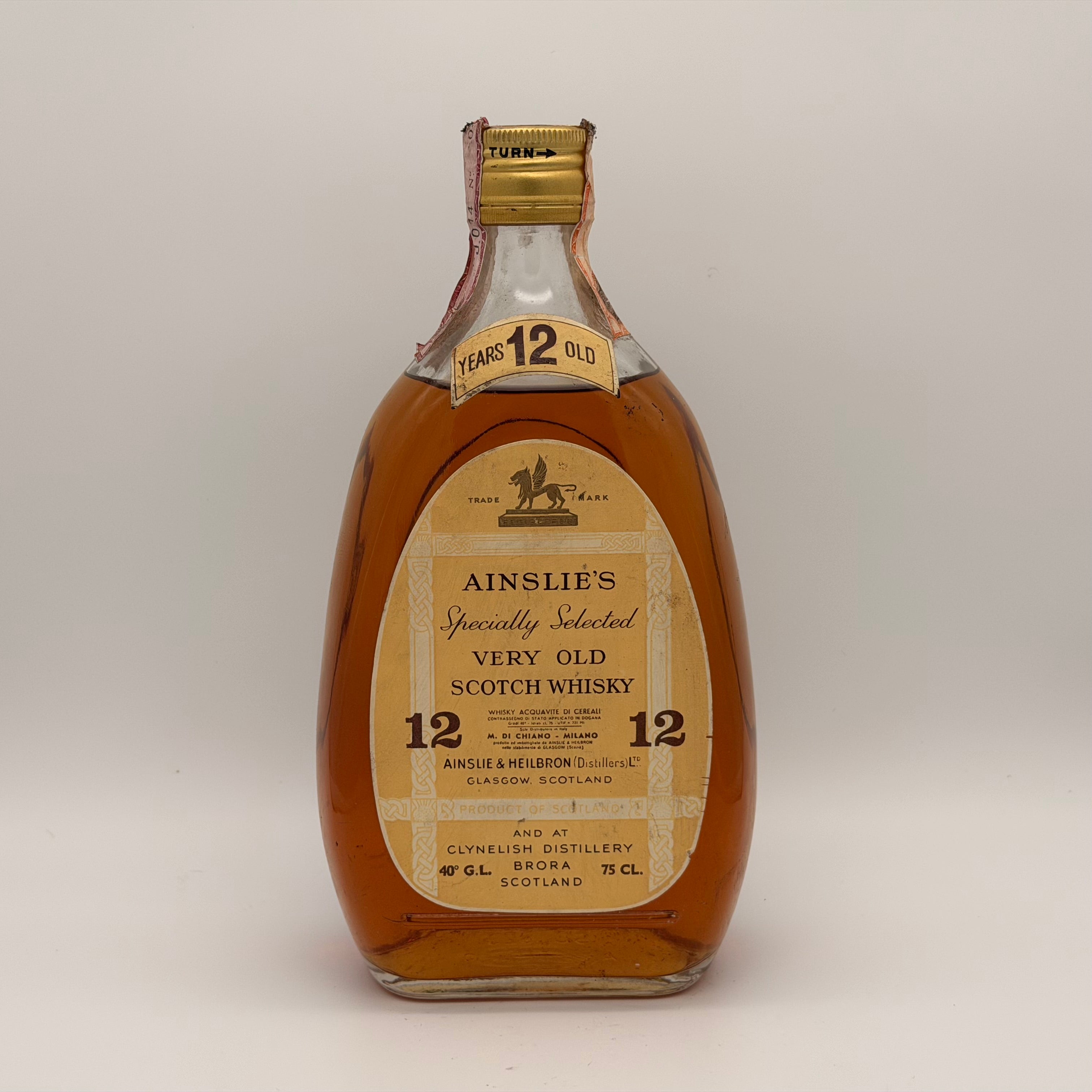 Ainslie’s Specially Selected 12 Years Old