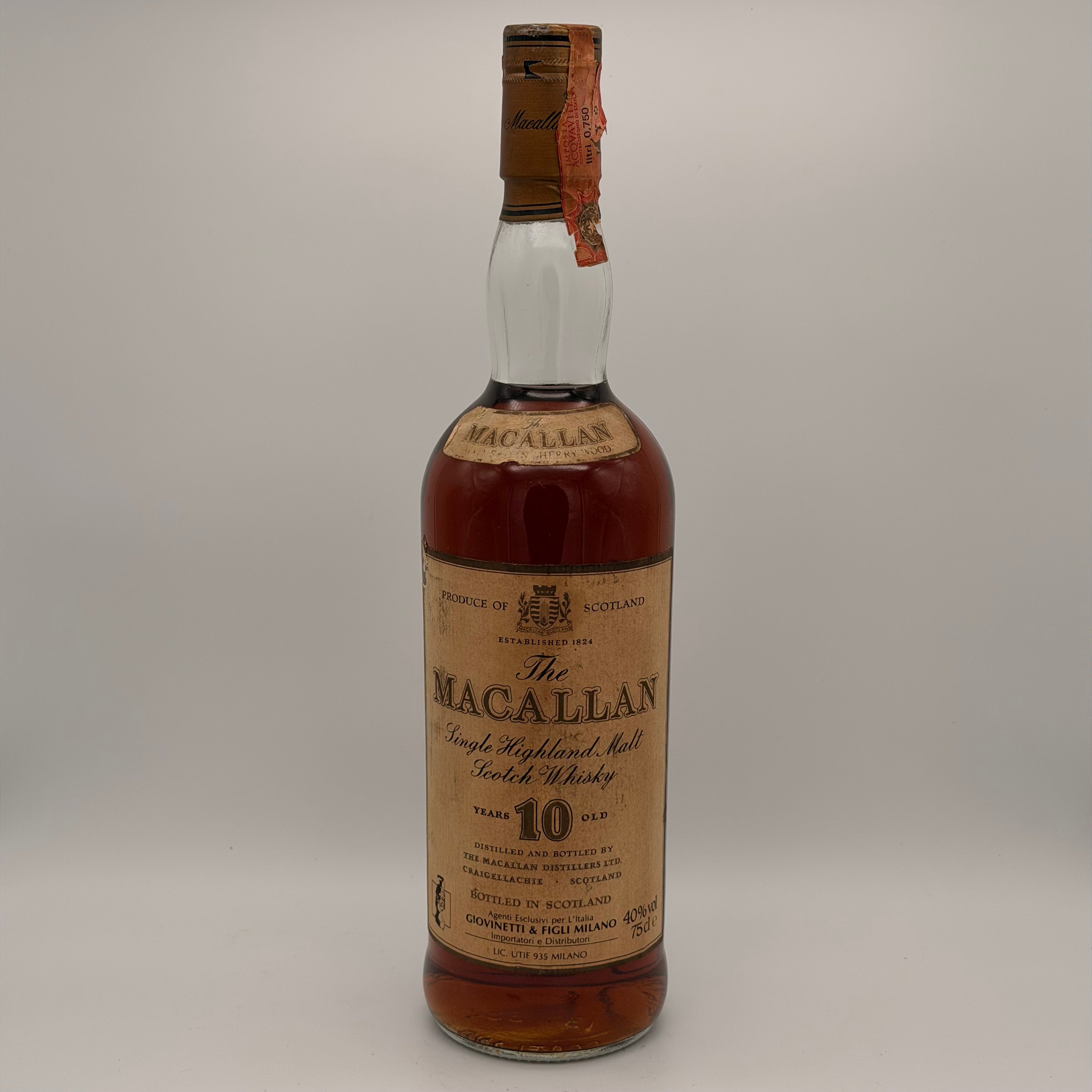 The Macallan 10 years Giovinetti