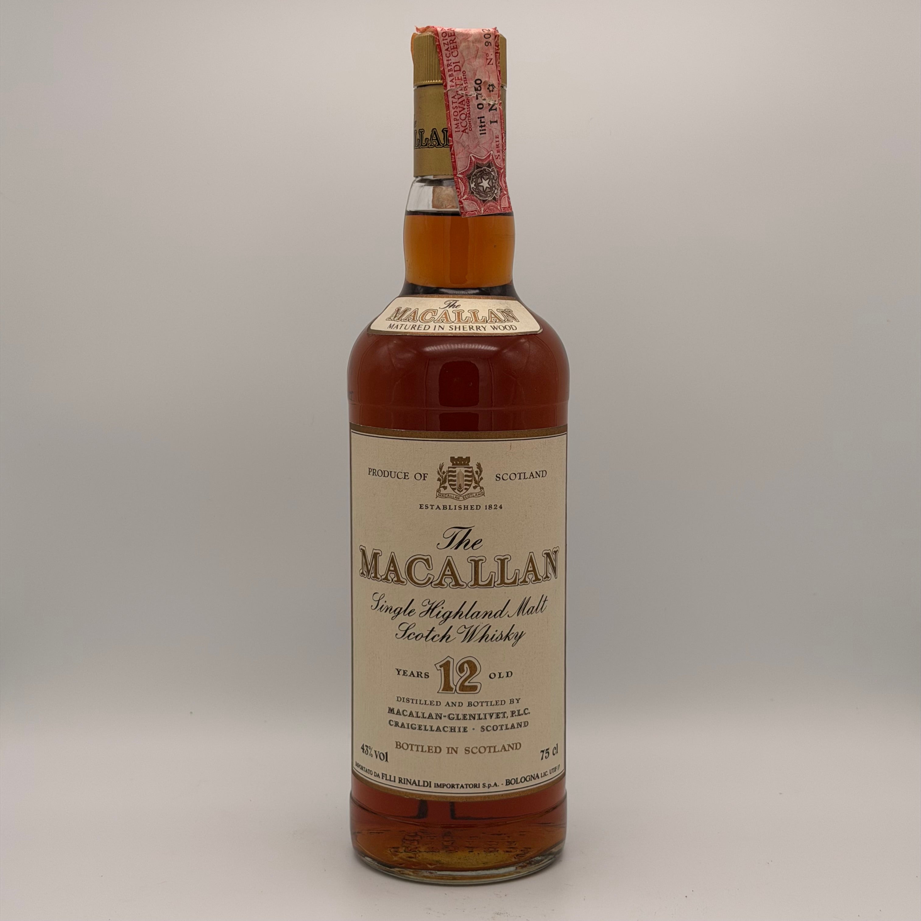 The Macallan 12 years Rinaldi