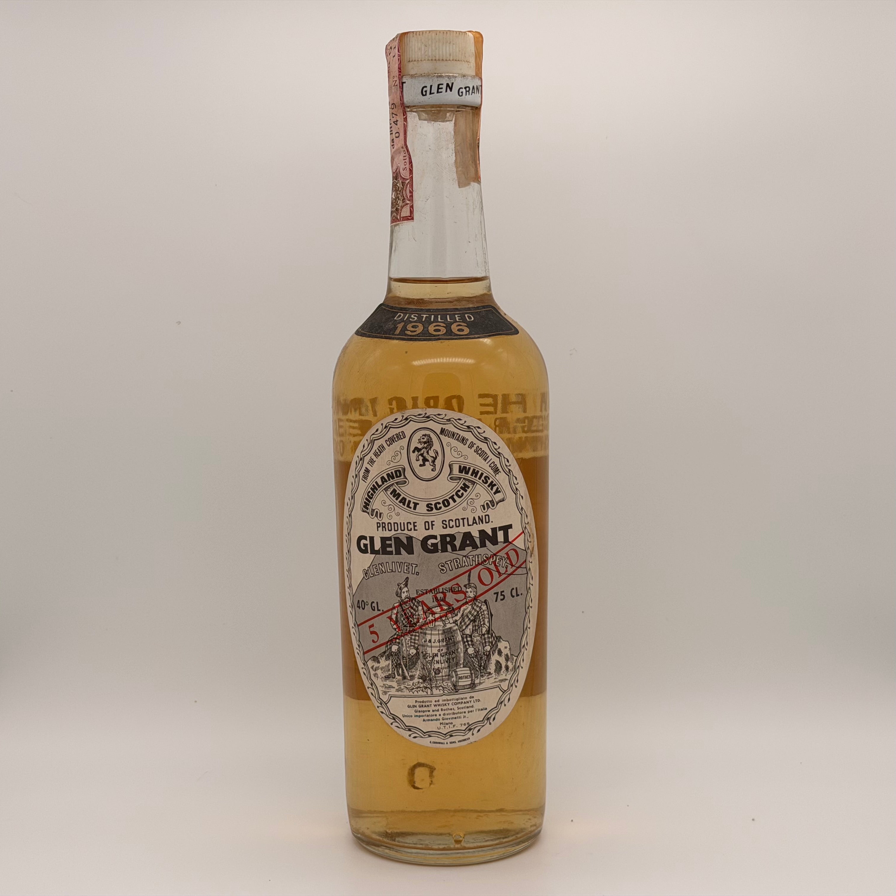 Glen Grant 1966 5 Years Old