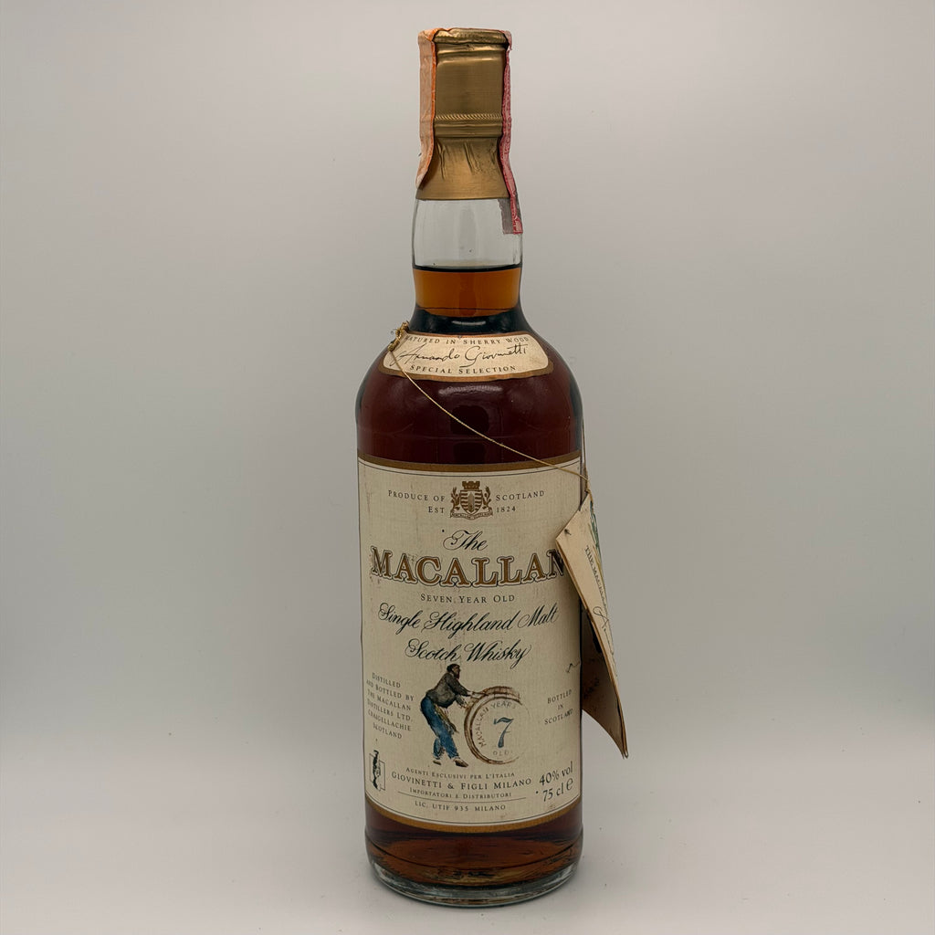 The Macallan 7 years old Giovinetti import