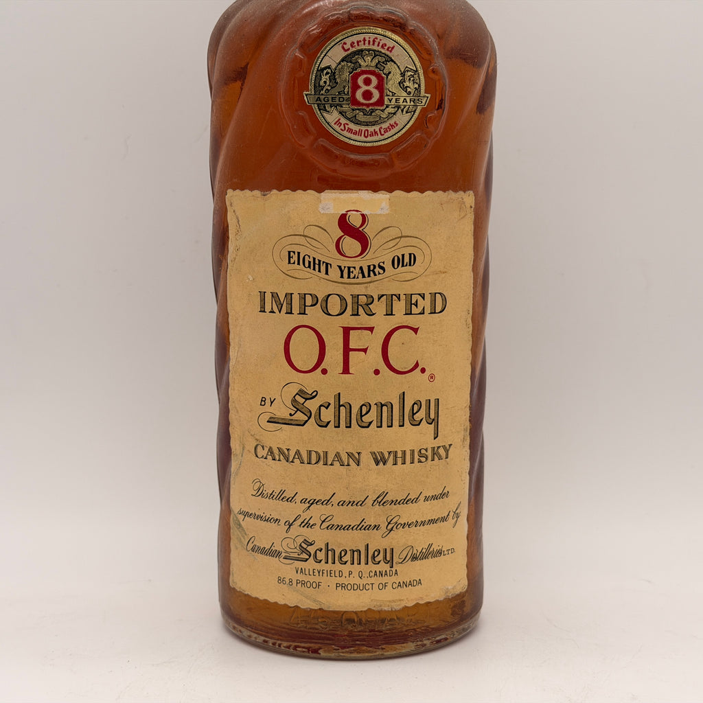 Schenley O.F.C. 8 years old Imported